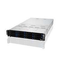 Serverplattform ASUS 2U RS720A-E11-RS12/10G/2.4KW/8NVMe/GPU/OCP 90SF01G5-M008P0 AMD x 2 DDR4 x 32 12 x 2.5" SATA/SAS/NVME PSU 1+1