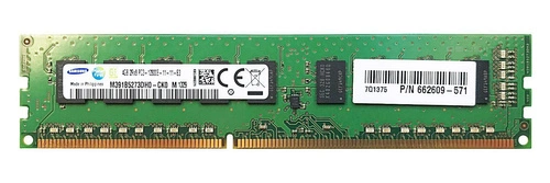 Arbeitspeicher 1x 4GB Samsung ECC UNBUFFERED DDR3 2Rx8 1600MHz PC3-12800 UDIMM | M391B5273DH0-CK0