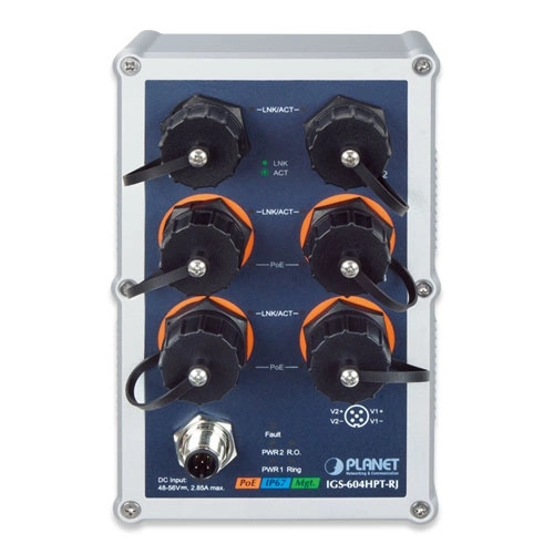 Schalter Planet IGS-604HPT-RJ 6x 1Gb 144 W PoE+