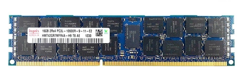 Arbeitspeicher 1x 16GB Hynix ECC REGISTERED DDR3 1333MHz PC3-10600 RDIMM | HMT42GR7MFR4A-H9