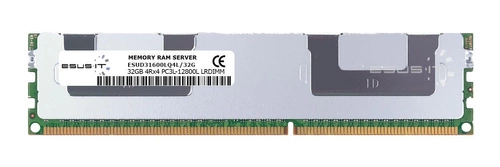 Arbeitspeicher 1x 32GB ESUS IT ECC LOAD REDUCED DDR3 4Rx4 1600MHz PC3-12800 LRDIMM | ESUD31600LQ4L/32G