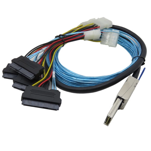KABEL Mini-SAS SFF-8088 26P to 4 X SAS SFF-8482 | G0106-1M
