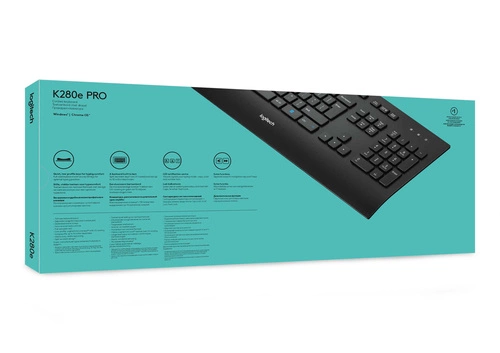Verkabelt tastatur Logitech K280E Pro f/ Business QWERTY