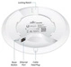 Zugangspunkt Ubiquiti UAP-NANOHD-3 2,4 GHz | 5 GHz 1733 Mbps 802.11a/b/g/n/ac-wave2