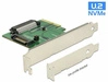 Delock Karte PCI Express x4 - 1 x U.2 NVMe SFF-8639 female | 89672