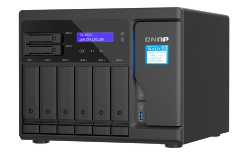 NAS-Server QNAP TS-855X-8G 8x SSD | HDD SATA 8GB RAM