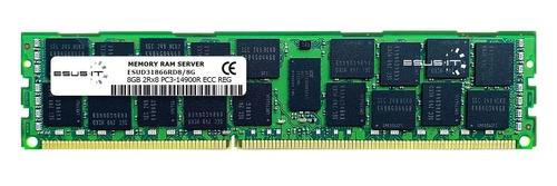 Arbeitspeicher 1x 8GB ESUS IT ECC REGISTERED DDR3 2Rx8 1866MHz PC3-14900 RDIMM | ESUD31866RD8/8G