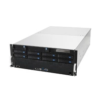 Serverplattform ASUS 4U ESC8000A-E11-SKU1/3KW(2+2)/2PCIe/2NVMe 90SF0214-M000V0 AMD x 2 DDR4 x 32 10 x 2.5" SATA/SAS+2NVME PSU 2+2
