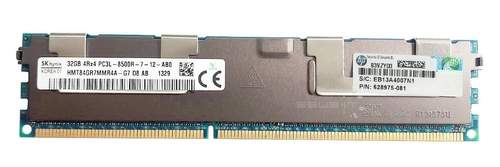 Arbeitspeicher 1x 32GB Hynix ECC REGISTERED DDR3  1066MHz PC3-8500 RDIMM | HMT84GR7MMR4A-G7