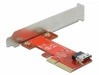 Delock Karte PCI Express x4 1x SFF-8654 4i NVMe | 90483