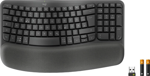 Drahtlos tastatur Logitech Wave Keys for Business QWERTZ