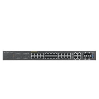 Switch Zyxel GS2210-24HP-EU0101F 24x RJ-45 10/100/1000 Mbps 4x RJ-45/SFP 375 W PoE+