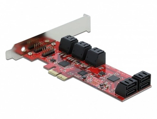 Delock Karte PCI Express x2 - 10 x SATA 6Gb/s