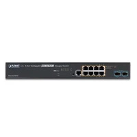 Schalter Planet MGS-5220-8P2X 8x 1Gb 2x SFP+ 200 W PoE+