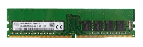 Arbeitspeicher 1x 16GB Hynix ECC UNBUFFERED DDR4 2Rx8 2666MHZ PC4-21300 UDIMM | HMA82GU7CJR8N-VK