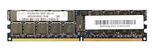 Arbeitspeicher 1x 8GB Hynix ECC REGISTERED DDR2 667MHz PC2-5300 RDIMM | HMP31GP7AFR4C-Y5 AB