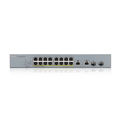 Schalter Zyxel GS1350-18HP-EU0101F 16x 1Gb 2x RJ-45/SFP combo ports 250W PoE+