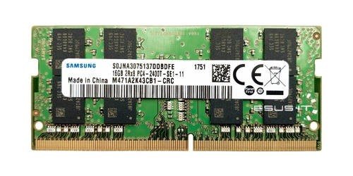 Arbeitspeicher 1x 16GB Samsung SO-DIMM DDR4 2400MHz PC4-19200 | M471A2K43CB1-CRC