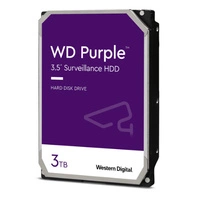 Festplatte Western Digital  PURPLE 3.5'' HDD 3TB 5400RPM SATA 6Gb/s 256MB | WD33PURZ