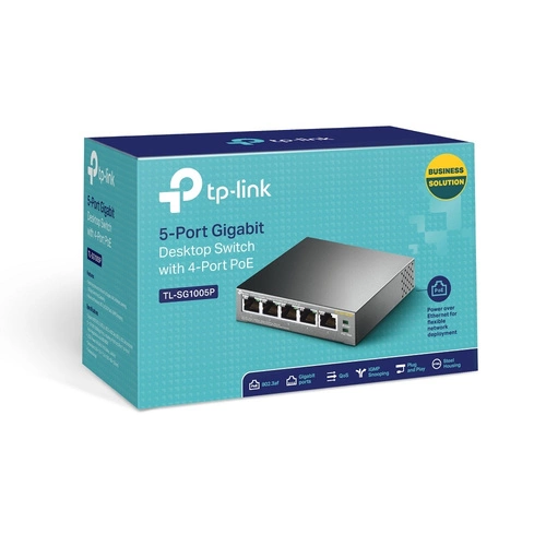 Schalter TP-LINK TL-SG1005P 5x 1Gb 65 W PoE+