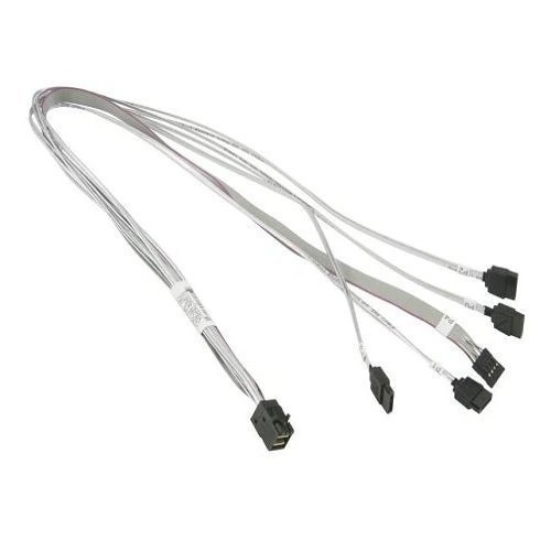 Supermicro Kabel Cross-Over Mini SAS HD | 4 SATA, ​​55cm | CBL-SAST-0631