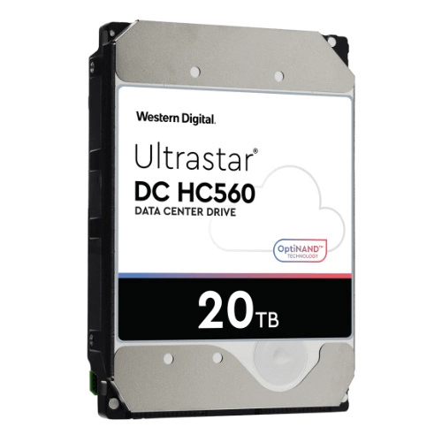 Western Digital Ultrastar DC HC560 3.5'' HDD 20TB 7200RPM SATA 6Gb/s 512MB