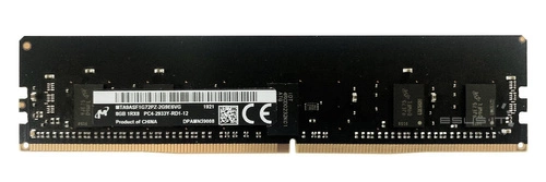 Arbeitspeicher 1x 8GB Micron ECC REGISTERED DDR4 1Rx8 2933MHz PC4-23400 RDIMM | MTA9ASF1G72PZ-2G9