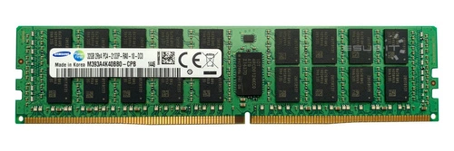 Arbeitspeicher 1x 32GB Samsung ECC REGISTERED DDR4 2133MHz PC4-17000 RDIMM | M393A4K40BB0-CPB