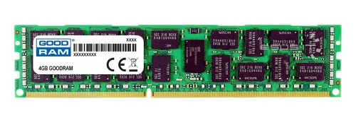 Arbeitspeicher 1x 4GB GoodRAM ECC REGISTERED DDR3 2Rx8 1333MHz PC3-10600 RDIMM | W-MEM1333R3D84GLV