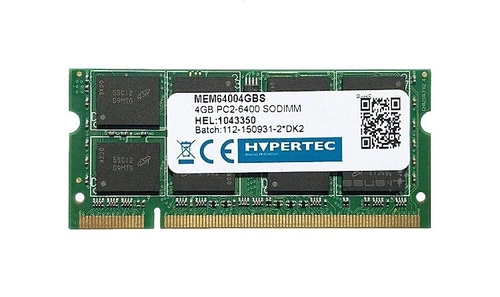 Arbeitspeicher 1x 4GB HYPERTEC SO-DIMM DDR2 800MHz PC2-6400 | MEM64004GBS