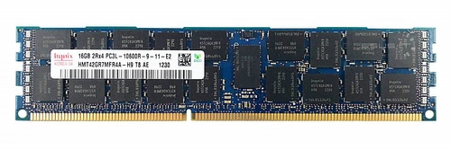 Arbeitspeicher 1x 16GB Hynix ECC REGISTERED DDR3  1333MHz PC3-10600 RDIMM | HMT42GR7MFR4A-H9