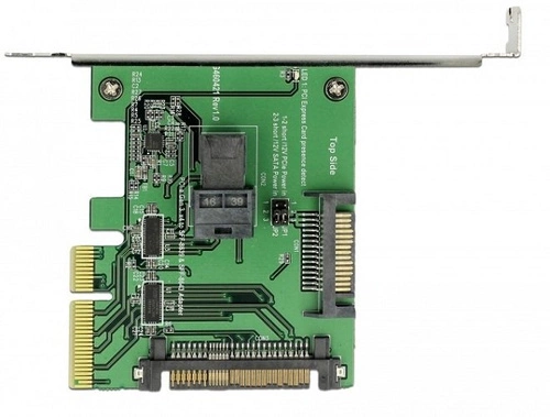 Delock Karte PCI Express x4 U.2 NVMe 1x SFF-8643 + 1x SFF-8639 | 89922