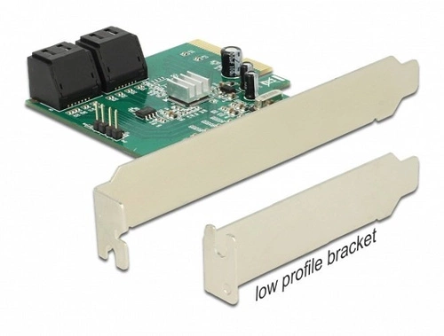 Delock PCI Express Karte Hybrid 4 x intern SATA 6 Gb/s RAID 0,1,10