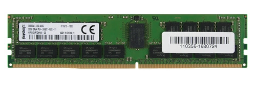 Arbeitspeicher 1x 32GB Kingston ECC REGISTERED DDR4 2Rx4 2400MHz PC4-19200 RDIMM | HP24D4R7D4HAI-32