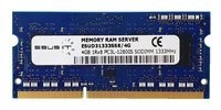 Arbeitspeicher 1x 4GB ESUS IT SO-DIMM DDR3 1333MHz PC3-10600 | ESUD31333SS8/4G
