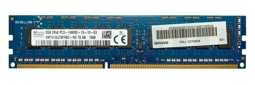 Arbeitspeicher 1x 8GB Hynix ECC UNBUFFERED DDR3 2Rx8 1866MHz PC3-14900 UDIMM | HMT41GU7BFR8C-RD