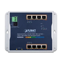Schalter Planet WGS-4215-8P2S 8x 1Gb 2x SFP 200 W PoE+