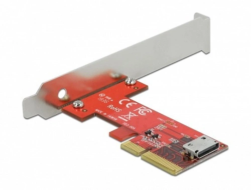 Delock Karte PCI Express 1x OCuLink SFF-8612 low profile | 90482
