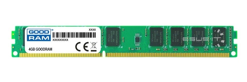 Arbeitspeicher 1x 4GB GoodRAM ECC UNBUFFERED DDR3 2Rx8 1600MHz PC3-12800 UDIMM | W-MEM16E3D84G