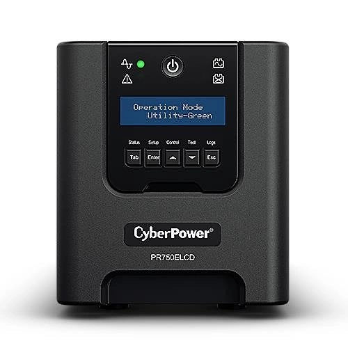 UPS CyberPower Professional Tower PR750ELCD 675W 6 Steckdosen C13 Neu 2 Jahre Garantie