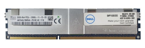 Arbeitspeicher 1x 32GB Hynix ECC LOAD REDUCED DDR3  1600MHz PC3-12800 LRDIMM | HMT84GL7BMR4A-PB