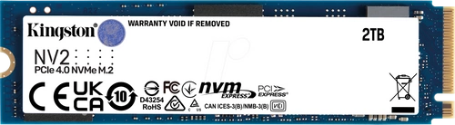 Kingston NV2 2TB M.2 NVMe 4.0 | SNV2S/2000G