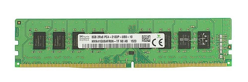 Arbeitspeicher 1x 8GB Hynix NON-ECC UNBUFFERED DDR4 2133MHz PC4-17000 UDIMM | HMA41GU6AFR8N-TF