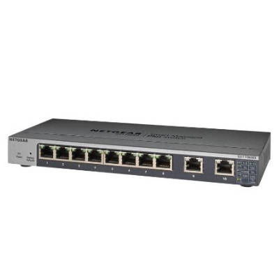 Switch Netgear GS110MX-100PES 8x 10/100/1000 | 2x 10/100/1000/10000