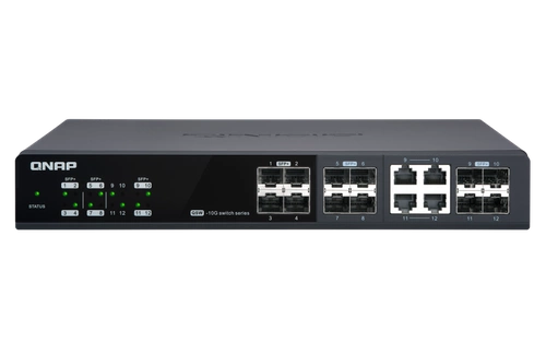 Schalter QNAP QSW-M1204-4C 1x 1Gb 8x SFP+ 4x RJ-45/SFP+