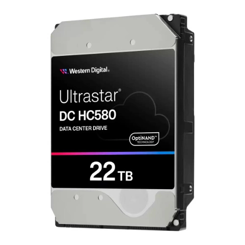 Festplatte Western Digital Ultrastar DC HC580 3.5'' HDD 22TB 7200RPM SAS 12Gb/s 512MB | 0F62791