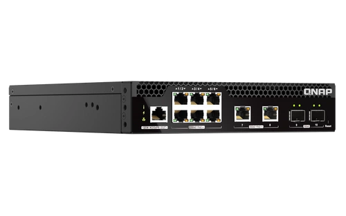 Schalter QNAP QSW-M2106PR-2S2T 6x 2.5Gb | 2x 10Gb 2x SFP+ 310 W PoE+/PoE++