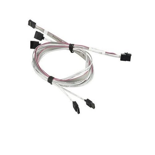 Supermicro Kabel mini SAS HD | 4x SATA 90/90/75/75 / 75cm | CBL-SAST-0556