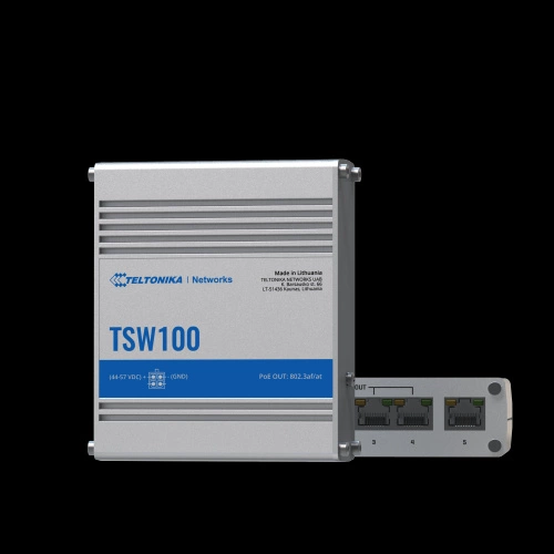 Schalter Teltonika TSW100 5x 1Gb 120 W PoE+