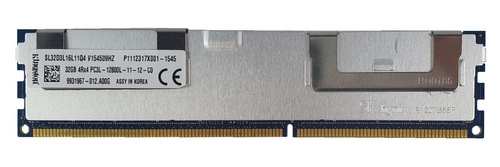 Arbeitspeicher 1x 32GB Kingston ECC LOAD REDUCED DDR3 4Rx4 1600MHz  PC3-14900 LRDIMM | SL32D3L16L11Q4